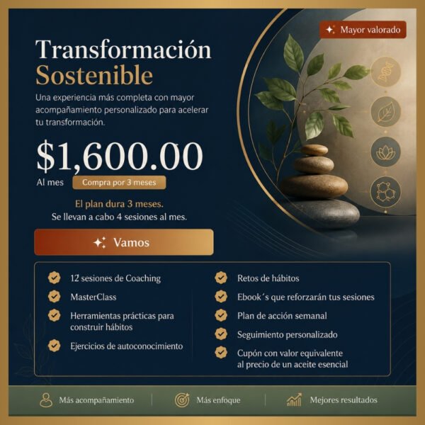 transformacion sostenible 3 Plan Transformación Sostenible