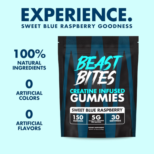 2 Gomitas de Creatina | Beast Bites | 150 gomitas