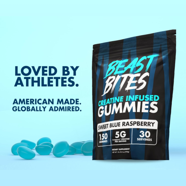 5 Gomitas de Creatina | Beast Bites | 150 gomitas